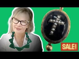 BEAUTIFUL Vintage Jewelry Haul Victorian Mourning Gold, Brooches and MORE for SALE!