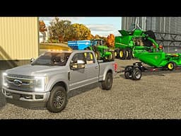 I BOUGHT A BRAND NEW FARM TRUCK! (F250 SUPERDUTY) | IOWA ROLEPLAY! | FS25