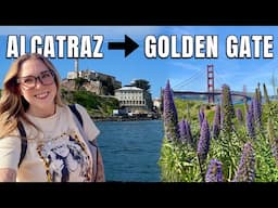 Exploring ALCATRAZ ➜ Walking GOLDEN GATE Bridge - Solo in San Francisco (Day 2)