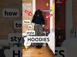 how to style hoodies!💆🏻 #outfitideas #hoodie #unisex #androgynous #styleinspo #styletips #fashion