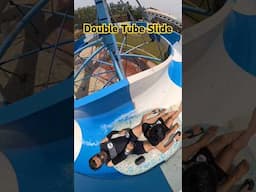 Double tube slide at the hills water park Kharkhoda Delhi NCR #waterpark #shorts #waterslide