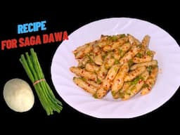 QUICK REICPE  FOR SAGA DAWA| HOMEMADE BEAN PASTA | IN TIBETAN