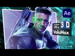 Animación 3D de fotos 2D en after effects con Volumax