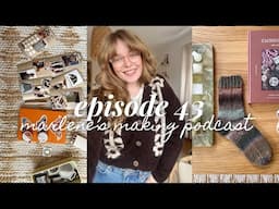 two of daisies, socks, ribbed scarf, my scrapbook and some march plans • episode 43, marlene knits