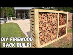 Firewood Rack Build!