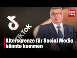 Altersgrenze für Social Media könnte kommen | krone.tv NEWS