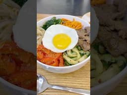 Making Bibimbap 〜ビビンバ〜 #Shorts | easy Japanese home cooking recipe