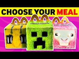 🎬 Choose Your Happy Meal | Minecraft Movie Edition 🍔🎁