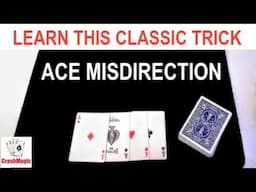 Ace Misdirection Card Trick Performance and Tutorial