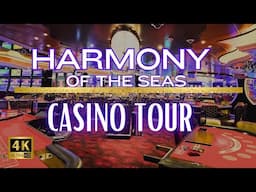 2025 Harmony of the Seas Casino Tour Every Slot & Table - Royal Caribbean