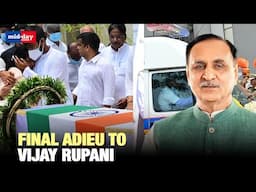 Vijay Rupani Last Rites: Full State Honours for Vijay Rupani, State Bids Emotional Goodbye