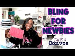 Crafts & Convos | Bling for Beginners | Hotfix Rhinestones | How to Make a Bling Shirt