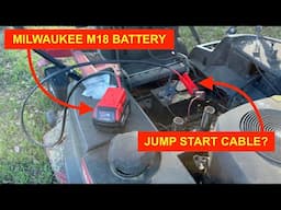 MILWAUKEE M18 BATTERY JUMP START CABLE ?!?