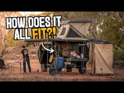 Travelling Aus WITHOUT TOWING?! Here's how we PACK EVERYTHING into our 4WD!