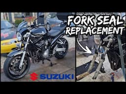 Replacing The FORK SEALS On My SUZUKI BANDIT GSF1200