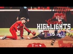 Texas Tech Softball vs. ACU: Highlights | April 29, 2025