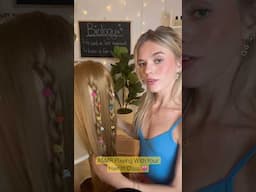 #asmr Playing With Your Hair In Class 💘 #asmrsounds #asmrvideo #roleplay #hairstyle #class #sleep