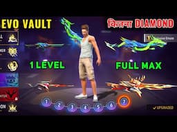 New EVO VAULT Parafal + Woodpecker 0 to 7 Level Full Max 😈 New Evo Gun Max ⚡ Free Fire 🔥 Y GAMING