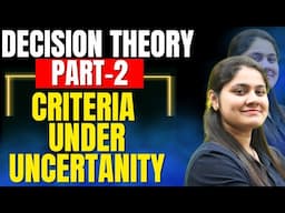 Decision Criteria|Maximin Minimax Hurwicz Laplace|Decision Theory|BBA|BCA|B.COM|B.TECH|Dream Maths