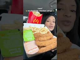 McDonald’s new chicken strips! 🐓