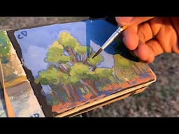who needs therapy when you can paint outside