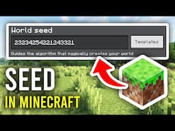 How To Use Seed In Minecraft Java or Bedrock - Full Guide