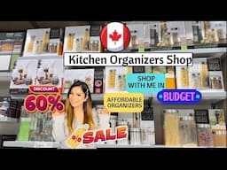 Canada Affordable Store For Kitchen Organizers Fridge Pantry, Utensils Dinnerware Shop With Me Vlog