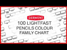 Derwent Lightfast 100 Pencils Colour Family Chart