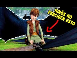 Detalles de CÓMO ENTRENAR A TU DRAGÓN que Sólo los ADULTOS Perciben!