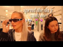 spend the day with me 🤍 I got food poisoning :) | girls trip to london