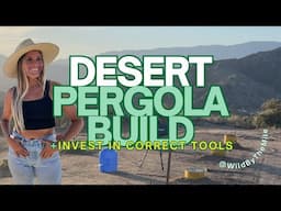 This took WAY too much time | DIY Pergola Foundation