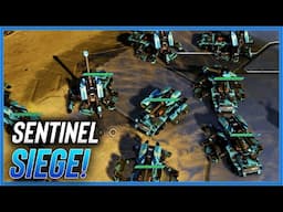 We made MASS SENTINEL SIEGE in Halo Wars 2!