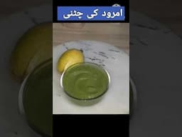 Amrood Ki Chatni Recipe | امرود کی مزیدار چٹنی | Guava Chutney Recipe #youtubeshorts #viralvideo