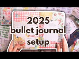 My New Bullet Journal Setup 2025 | Junk Journal Edition 🎀 + GIVEAWAY