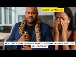 YES, I SLEEP WITH SA WOMEN TO FEED MY PYTHON — AND WHAT CAN YOU DO TO ME?