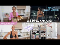 WEEK IN MY LIFE | what's on my plate, let's catch up, summer swimsuits, back workout, vlog