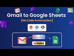Automate Gmail to Google Sheets Using Make.com | Connect Gmail with Gemini