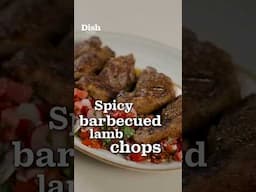 Spicy barbecued lamb with minty tomato & watermelon relish | Dish Podcast | Waitrose