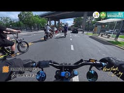 Meeting the Crew in Queens on the 60v Super73 to Play Handball | eBike POV
