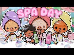 ✨💐 GIRLS SPA DAY at BUBBLE SPA  🧖‍♀️💕 || Toca boca life 🌍 ROLEPLAY *with voice* 🎙️