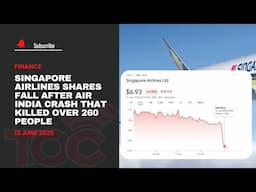 Singapore Airlines shares fall after Air India crash that killed over 260 people