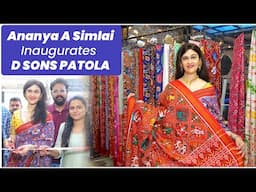 Socialite Ananya A Simlai Inaugurates D sons patola art Expo at Banjara Hills