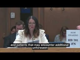 Rep. Lisa Mazur Testifies on Right-To-Try Expansion Bill