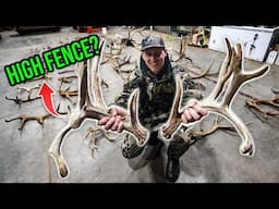 100+ SHEDS IN 1 DAY! | Shed Hunting a High Fence Trophy Ranch