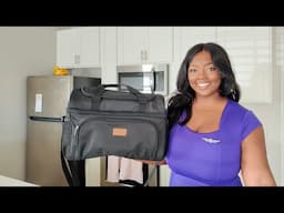 What's In My Flight Attendant Lunch Box | FLIGHT ATTENDANT CREW COOLER | Meal prep ideas