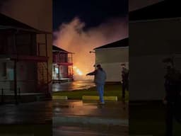 🚒🧑‍🚒Firefighters at work in Canada #lifeincanada #firefighter #firetruck #firefighters