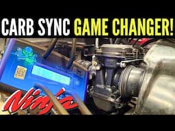 Syncing Motorcycle Carbs with the NEW DIGI SYNC on a GPZ900R
