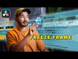 How to do Freeze Frame in DaVinci Resolve!
