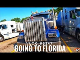 GOING TO FLORIDA | My Trucking Life | Vlog 3347