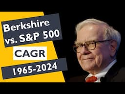 How to Calculate the Annual Growth Rate for Berkshire Hathaway and S&P 500